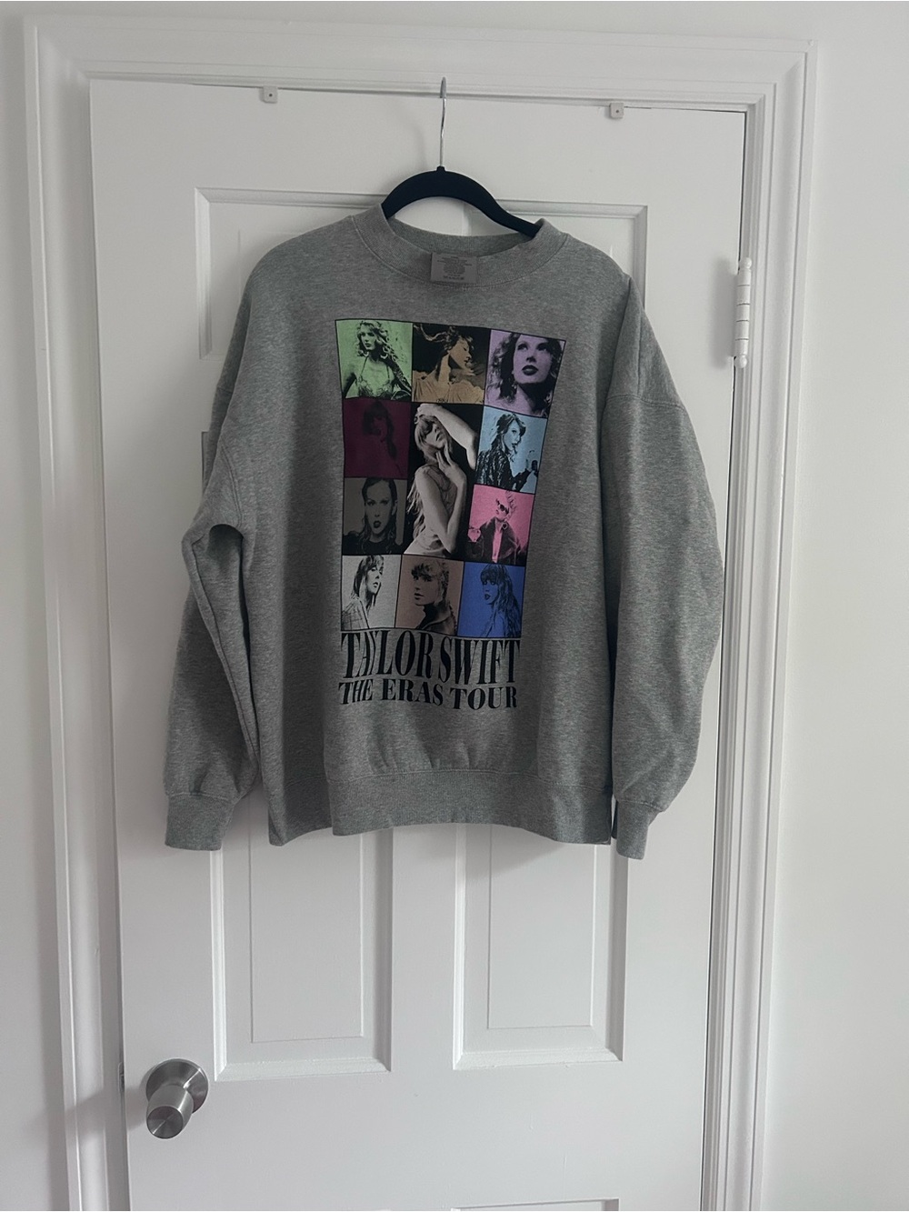 Taylor Swift Gray Crewneck Sweatshirt The Eras Tour